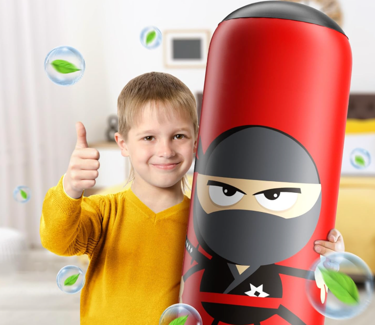 KickBuddy Inflatable Punch Bag – Turn energy into positive play
